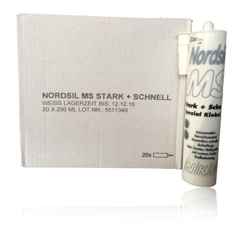 Nordsil MS Stark + Schnell 290ml weiß Kartusche