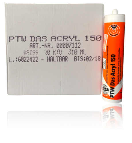 PTW Das Acryl 150 310ml weiß Kartusche